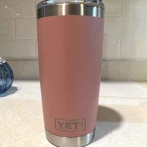 Yeti Sandstone Pink Tumbler 20oz